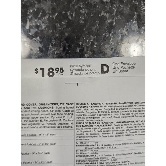 McCall's Crafts Sewing Pattern M6374 UNCUT - Picture 3 of 4